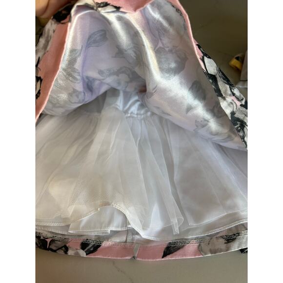 Jayne Copeland Girls' Floral Print Shantung Dress - Picture 5 of 6